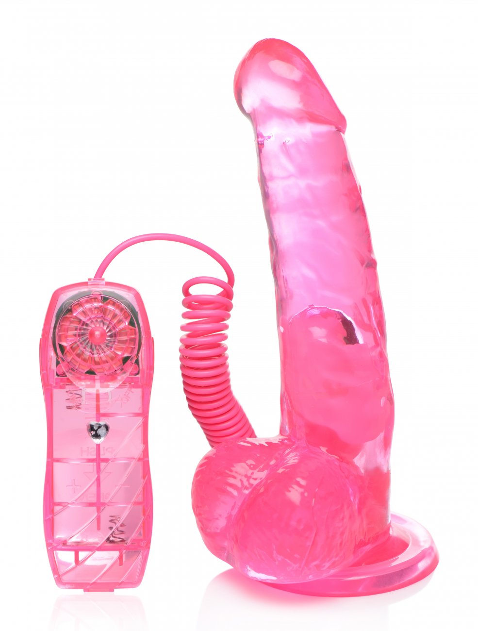Trinity Vibes 7 5 Inch Suction Cup Vibrating Dildo Pink Tau Og Ting